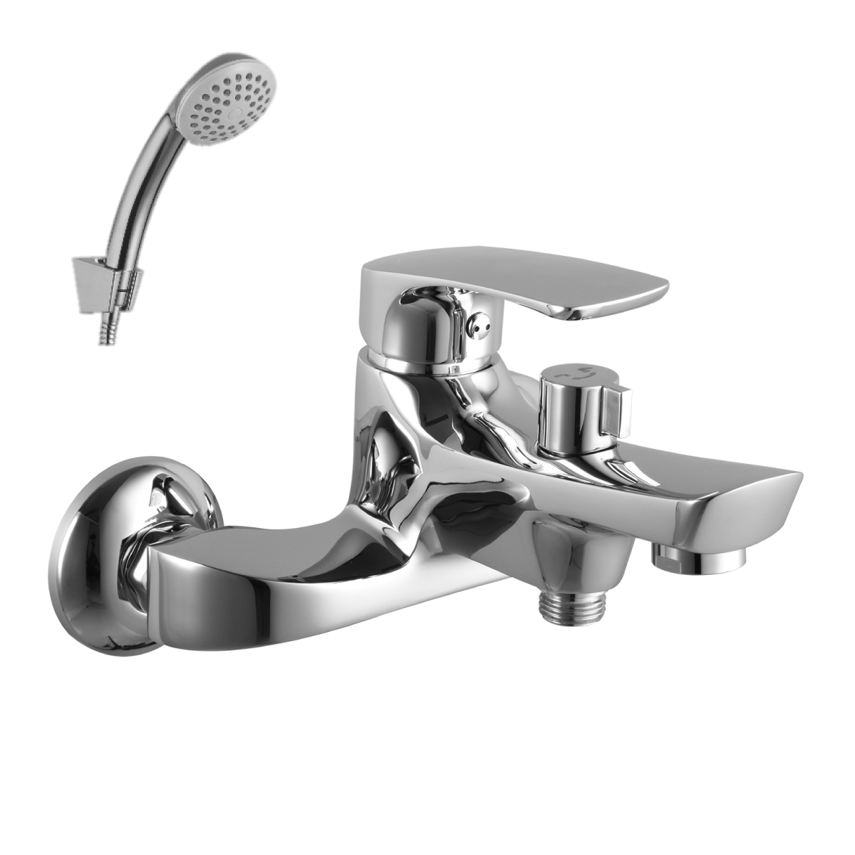 Смеситель для ванны Lemark Plus Shape LM1712C Хром