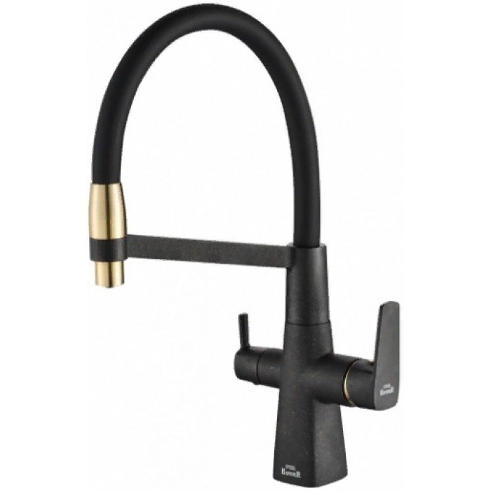Смеситель для кухни ZORG Steel Hammer (SH 818-6 BLACK BR)