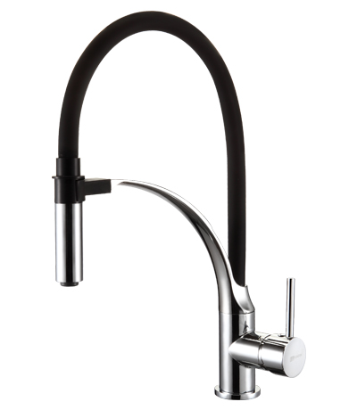 Смеситель для кухни Lemark Soul LM6007C Хром Черный