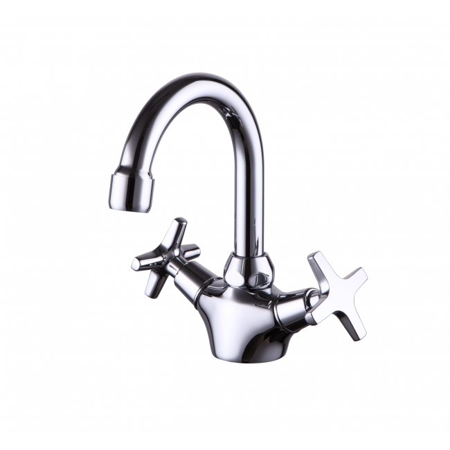 Смеситель для раковины Kaiser Crystal 28111 Хром