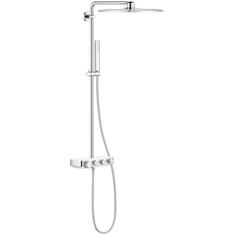 Душевая система Grohe SmartControl 26508LS0 с термостатом Белая луна