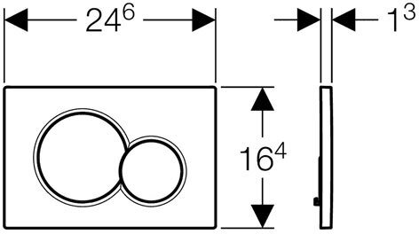 Смывная клавиша GEBERIT Sigma 01 115.770.DT.5