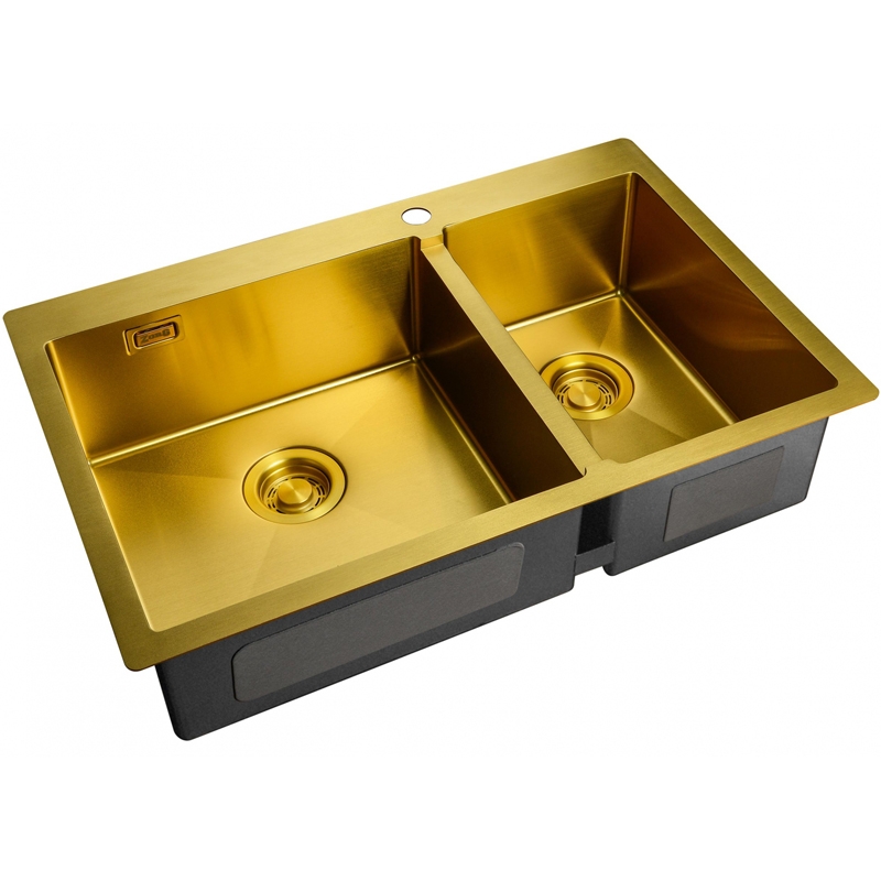 Кухонная мойка ZorG Light Bronze ZL R 780-2-510-L BRONZE Бронза