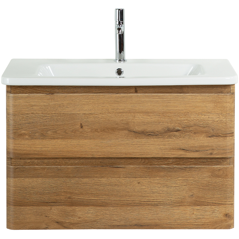 Тумба под раковину BelBagno 80 ALBANO-CER-800-2C-SO-RR подвесная Rovere Rustico