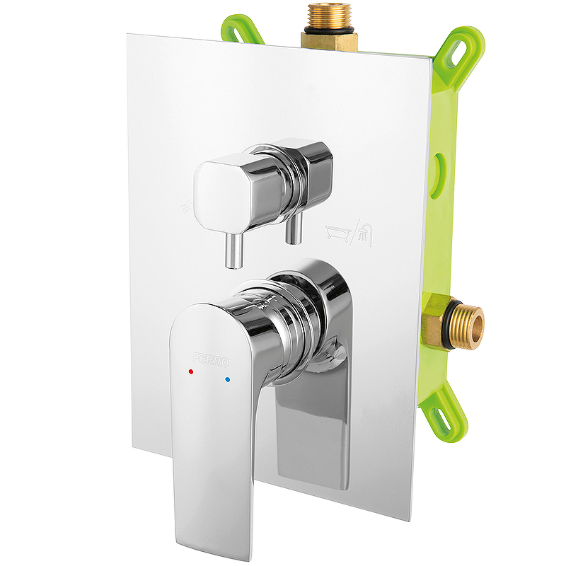 Смеситель для душа Ferro Algeo Square BAQ7P2BOX Хром