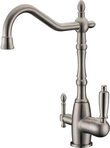 Смеситель для кухни ZorG Sanitary ZR 312 YF-33-NICKEL Никель