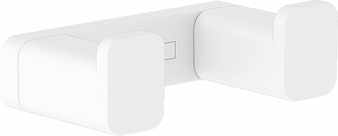 Двойной крючок Hansgrohe AddStoris 41755700 Белый матовый