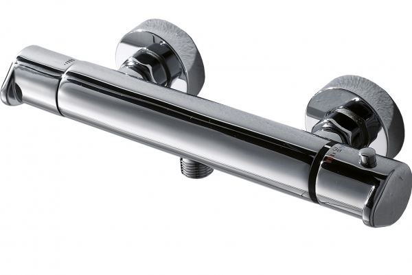 Смеситель для душа Bravat Waterfall F939114C-01A-RUS с термостатом Хром