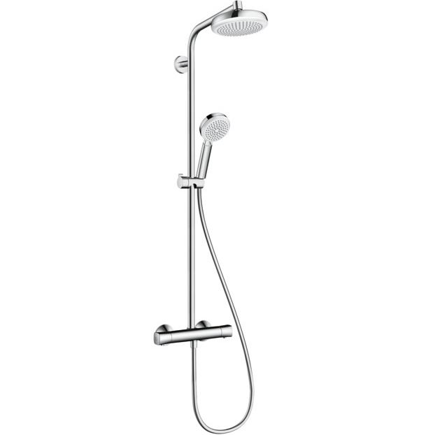 Душевая система Hansgrohe Crometta 27264400 с термостатом Хром Белая