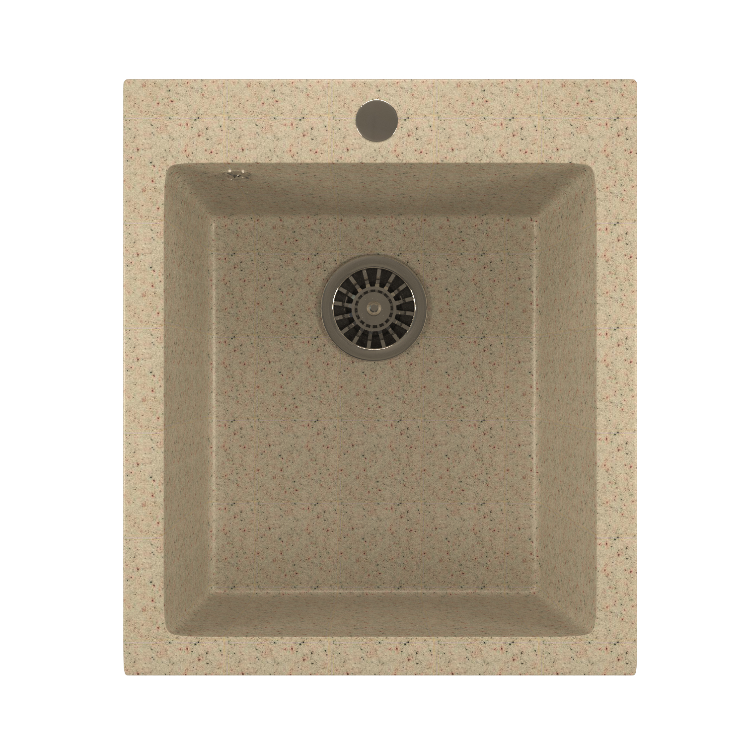 Мойка из искусственного мрамора MIXLINE ML-GM14 42x49,5 (525096)