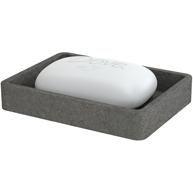 Мыльница Fora Stone FOR-STN36BL Черная