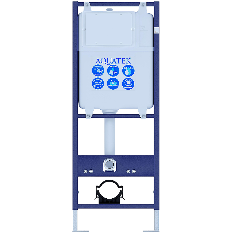 Инсталляция Aquatek Standart 41 INS-0000011 для унитаза без клавиши смыва