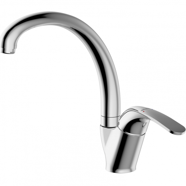Смеситель для кухни Bravat Fit F7135188CP-1-RUS Хром