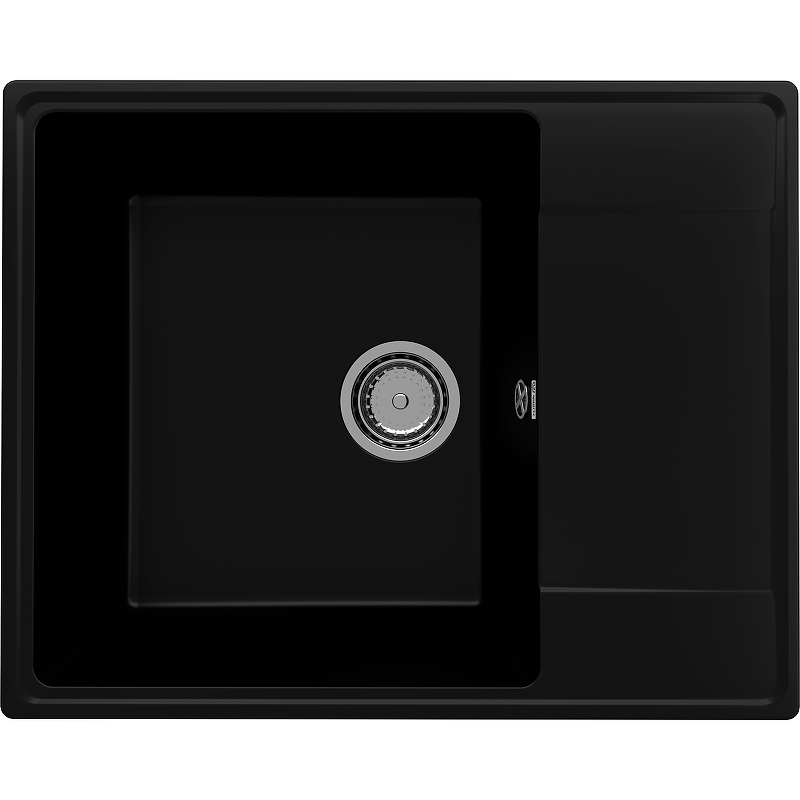 Кухонная мойка Ulgran Quartz Prima 605-07 Уголь