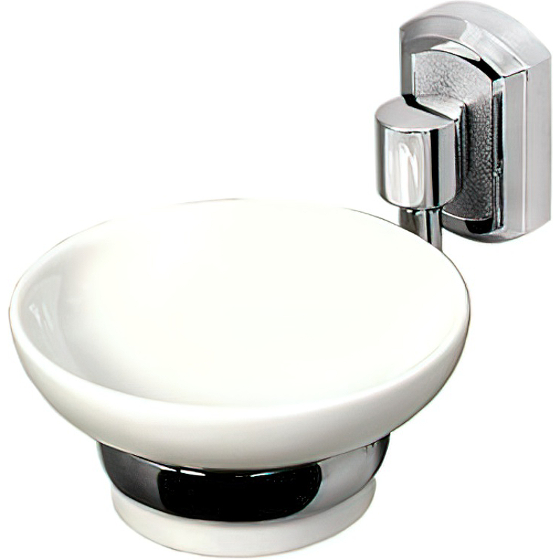 Мыльница WasserKRAFT K-24129 Хром Белая