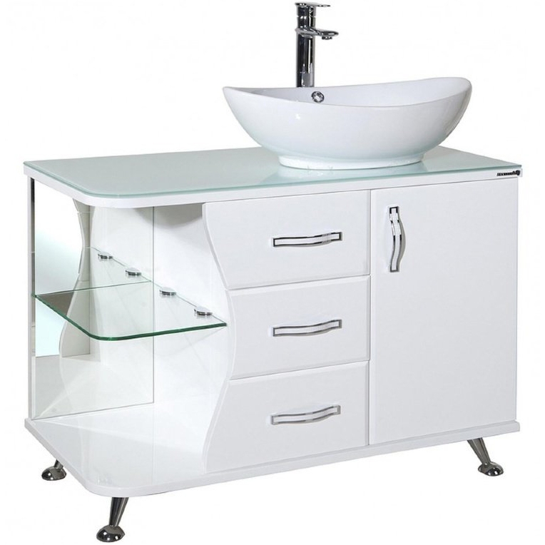 Тумба под раковину Bellezza Рио 90 R 4633615141019 Белая