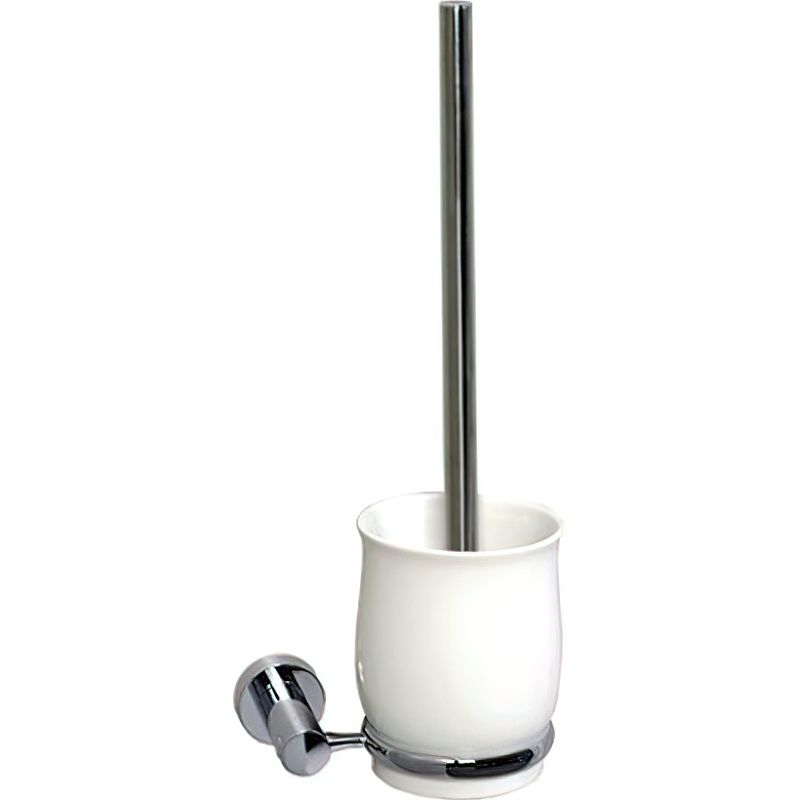 Ершик для унитаза WasserKRAFT K-24227 Хром Белый