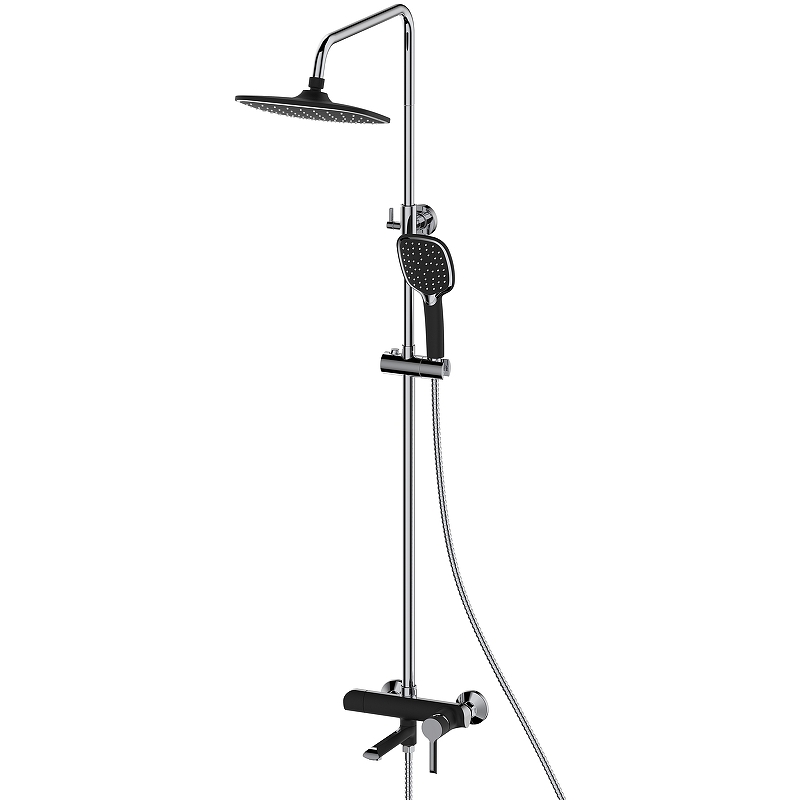 Душевая система Haiba HB24805-7 Черный Хром