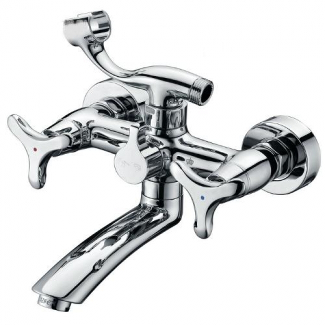 Смеситель для ванны Kaiser Trio 57122 Хром