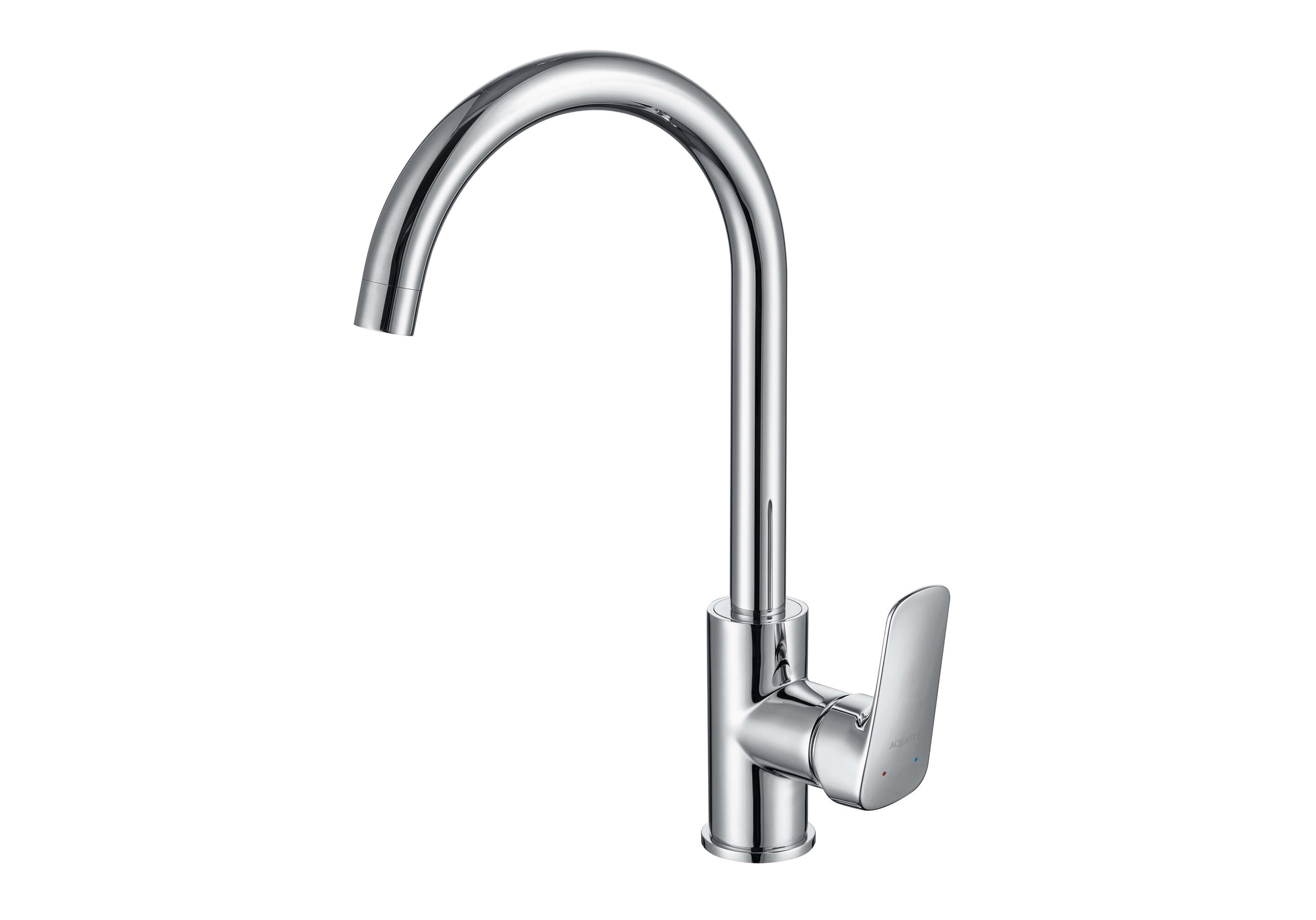 Смеситель для кухни AQUATEK (полукруглый излив) AQ1082CR ВЕГА