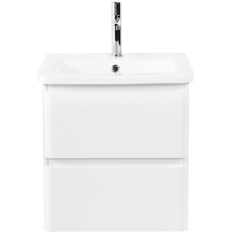 Тумба под раковину BelBagno 50 ALBANO-CER-500-2C-SO-BL подвесная Bianco Lucido