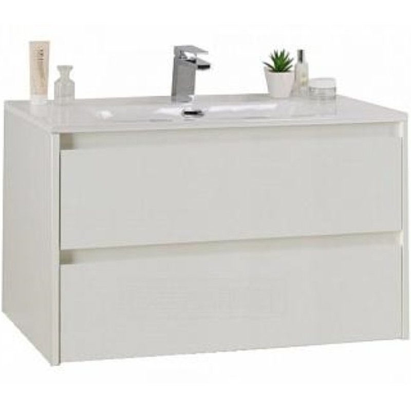 Тумба под раковину BelBagno Kraft 100 KRAFT-1000-2C-SO-BO подвесная Bianco Opaco