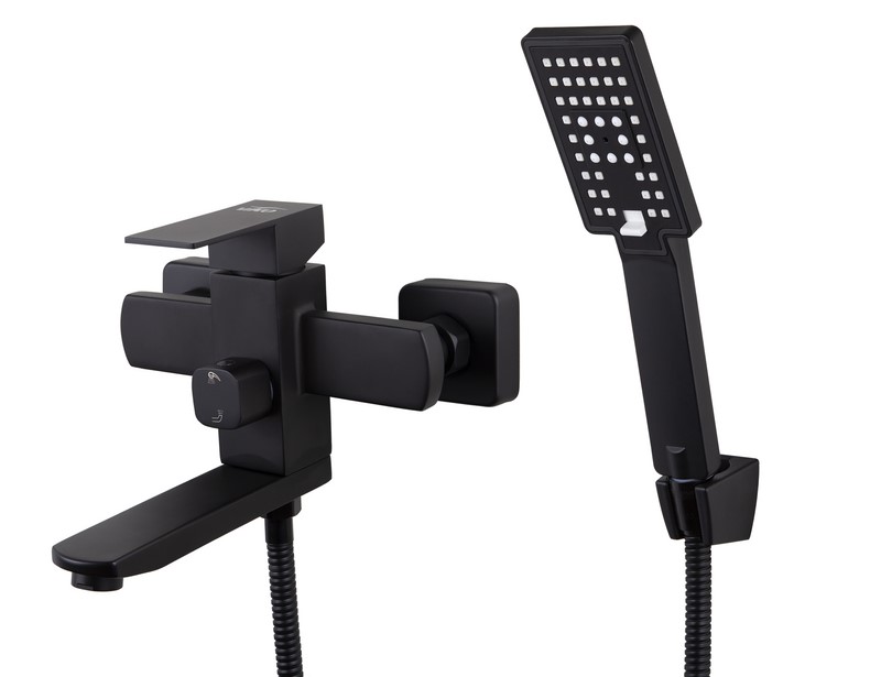 Смеситель для ванны Viko V-7742 Черный матовый