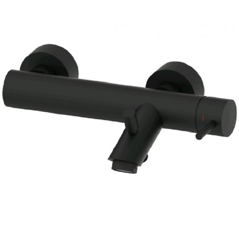 Смеситель для ванны Paffoni Light LIG022NO Черный матовый