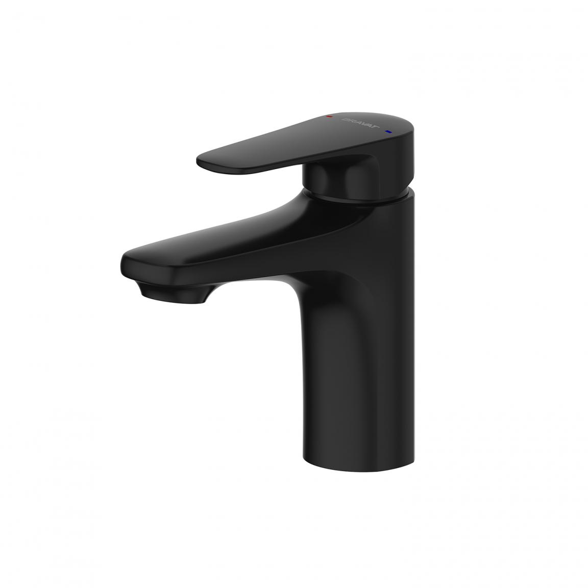 Смеситель для раковины Bravat Source F1173218BW-ENG Черный матовый