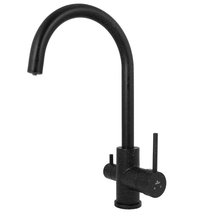 Смеситель для кухни Kaiser Merkur 26744-12 Черный мрамор