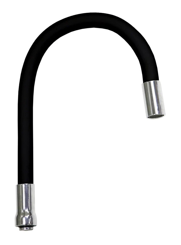 Излив VIKO гибкий для мойки Black (V-0352)