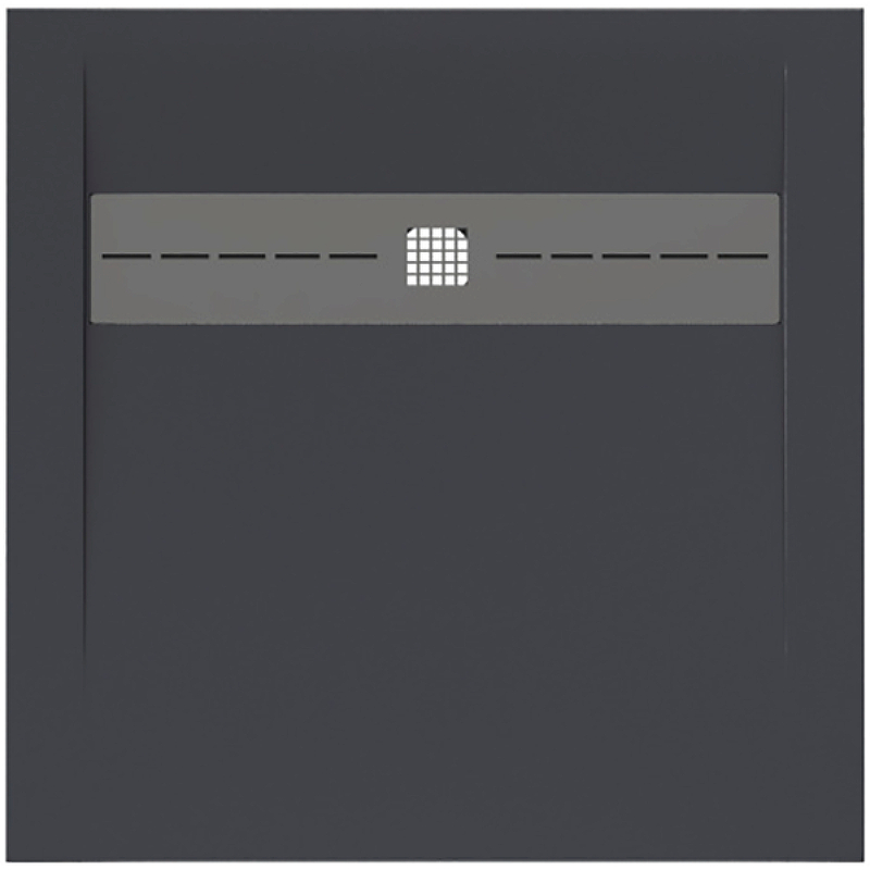Душевой поддон из искусственного камня Allen Brau Infinity 90x90 8.21001-AM Антрацит