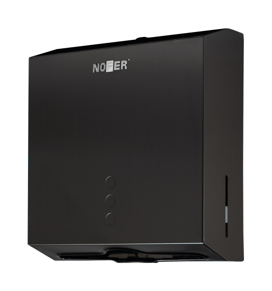 Диспенсер для бумажных полотенец Nofer из  стали черный