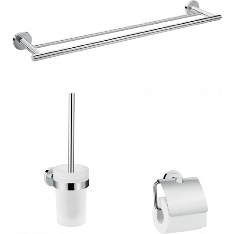 Комплект аксессуаров для ванной комнаты Hansgrohe Logis Universal 41727000 Хром