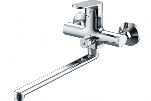 Смеситель для ванны Bravat Pure F6105161C-01A универсальный Хром
