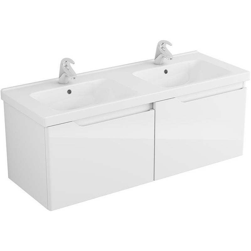 Тумба под раковину Owl 1975 Hella 122 OW24.07.00 подвесная Белая глянцевая