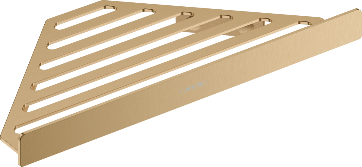 Угловая корзинка AddStoris Hansgrohe 41741140, шлифованная бронза
