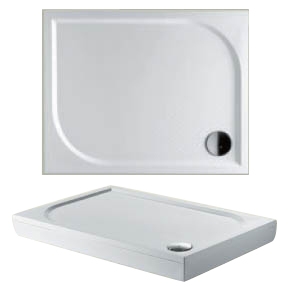 Душевой поддон из искусственного камня Riho Kolping 90x100 D004007005 (DB3200500000000) Белый с антискользящим покрытием