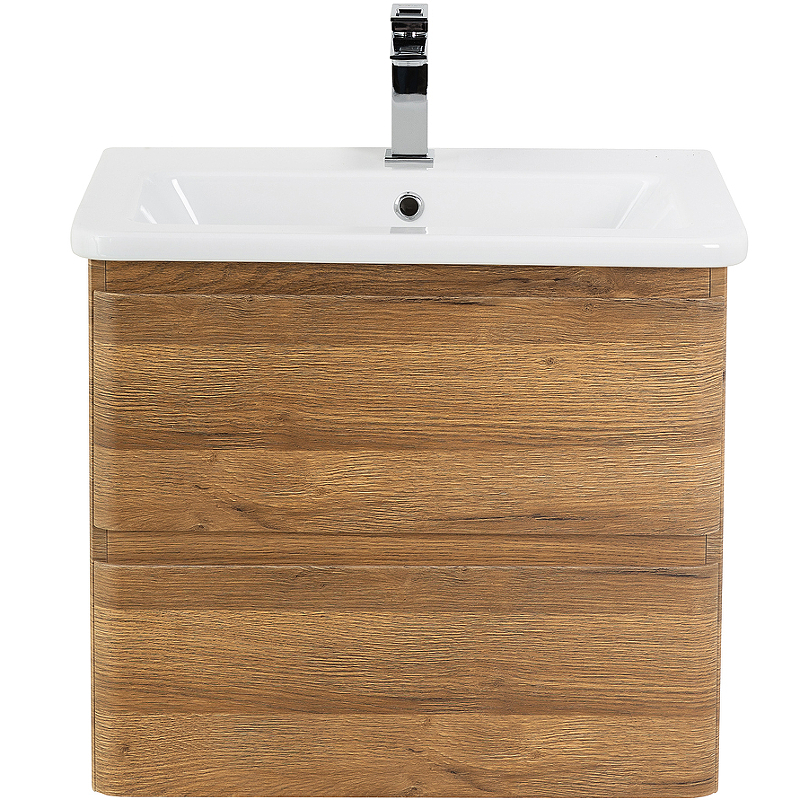 Тумба под раковину BelBagno 60 ALBANO-CER-600-2C-SO-RR подвесная Rovere Rustico