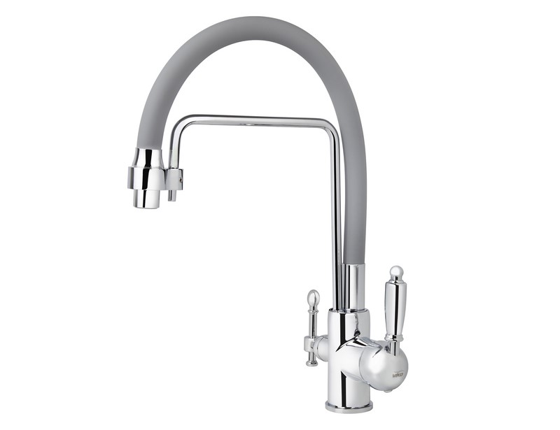 Смеситель для кухни Viko V-5616 Хром Серый