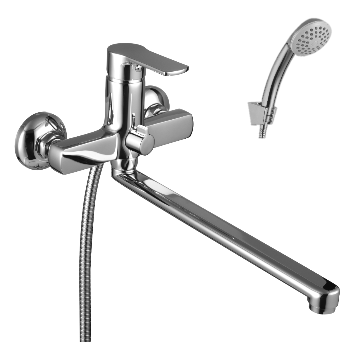 Смеситель для ванны Lemark Plus Grace LM1551C универсальный Хром
