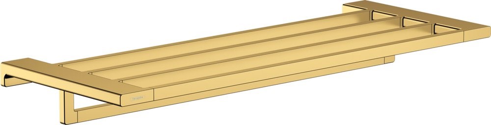 Полка для полотенец AddStoris Hansgrohe 41751990, полированное золото