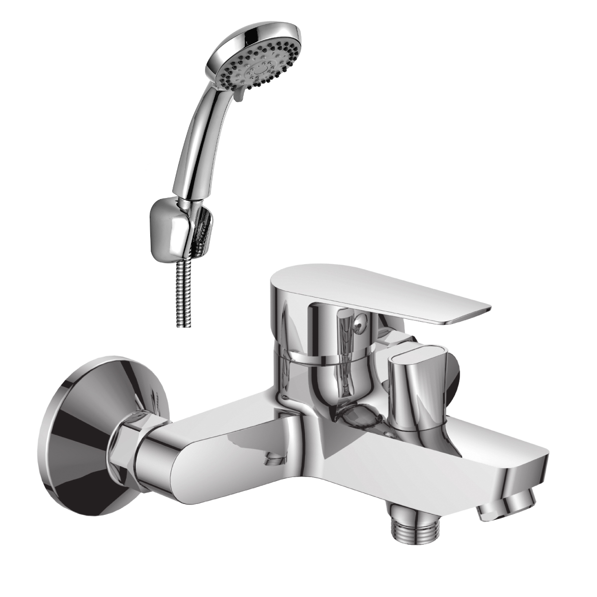 Смеситель для ванны Rossinka S S35-31 Хром