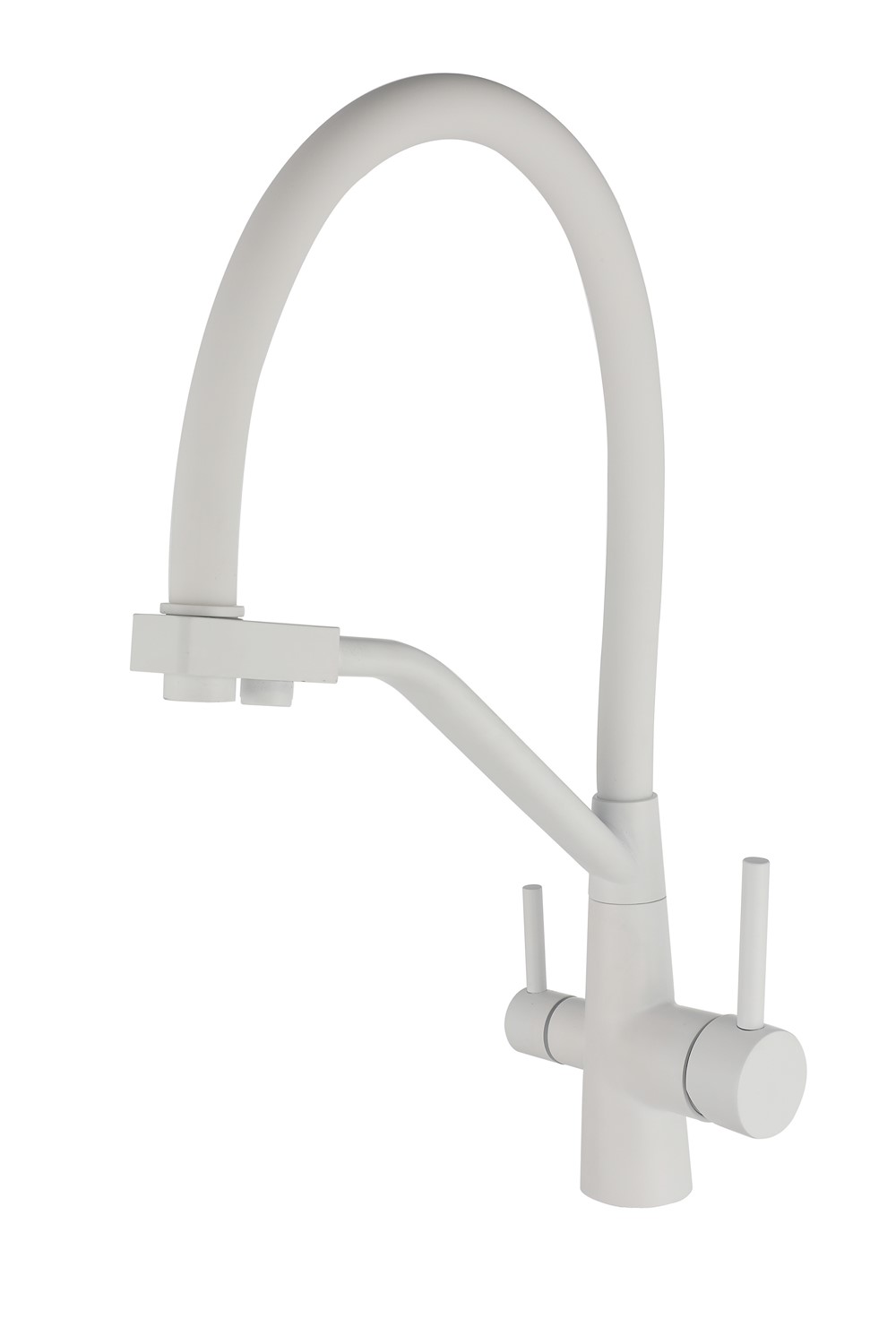Смеситель для кухни Viko V-5844 Белый матовый