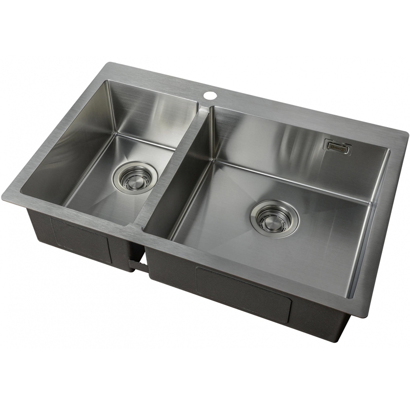 Кухонная мойка ZorG Light ZL R 780-2-510-R Нержавеющая сталь