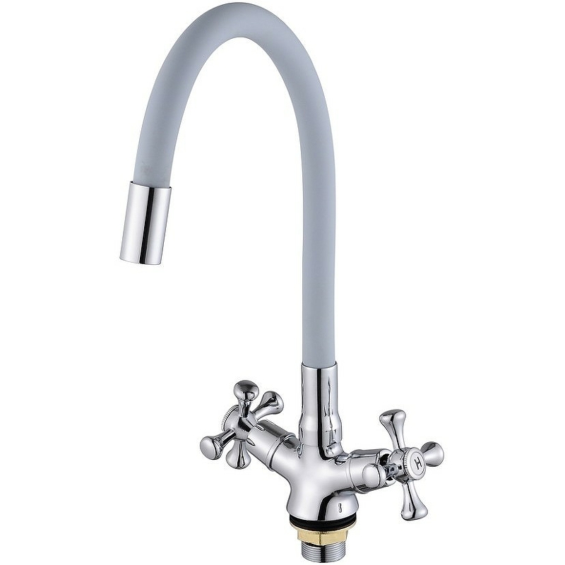 Смеситель для кухни Viko V-2768 Хром Серый
