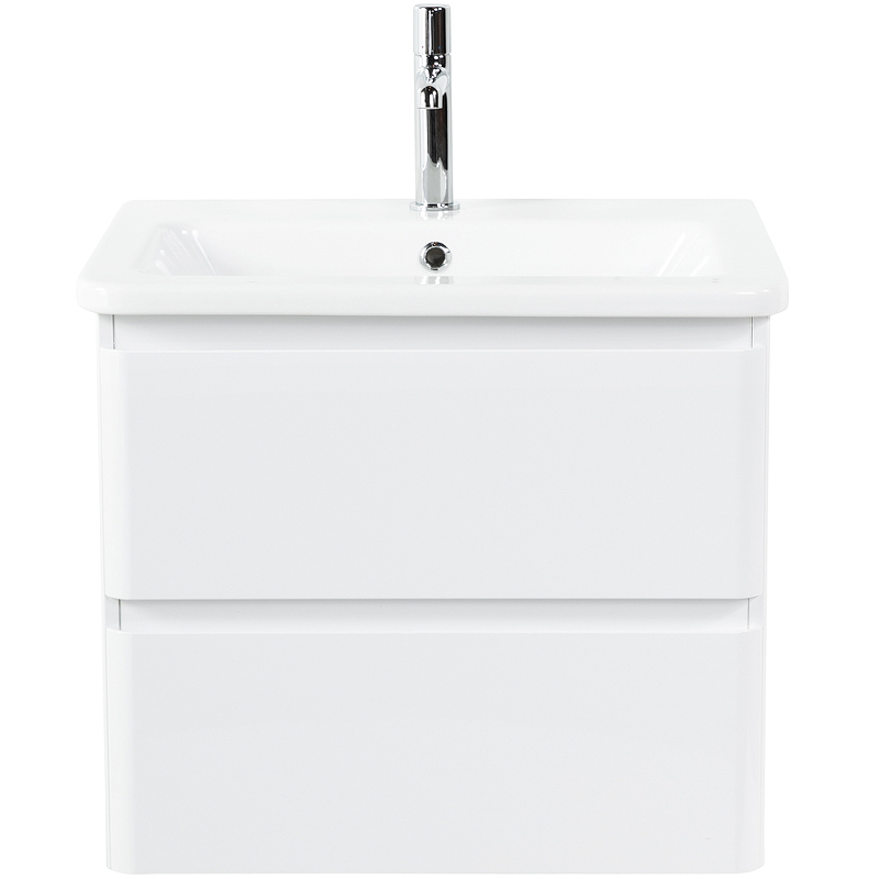 Тумба под раковину BelBagno 60 ALBANO-CER-600-2C-SO-BL подвесная Bianco Lucido