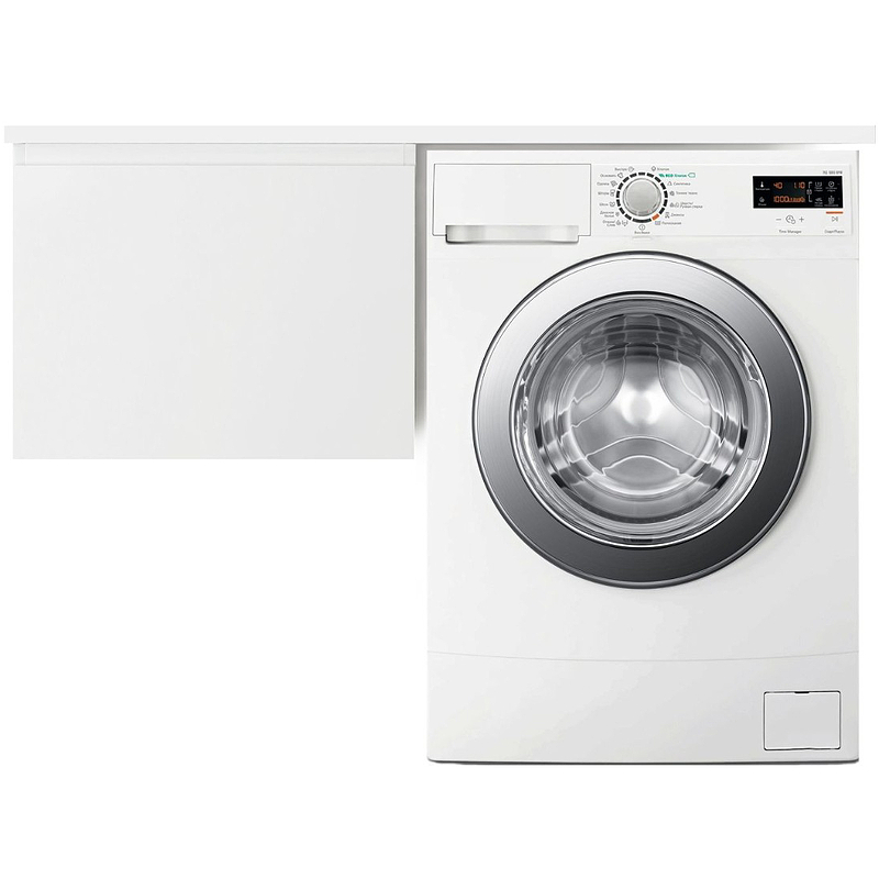 Тумба с раковиной Эстет Dallas Luxe 130 L ФР-00002240 подвесная Белая