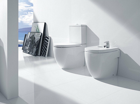 Унитаз компакт Roca Meridian 342248000 без бачка и сиденья