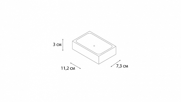 Мыльница Fixsen Punto FX-200-4 Белая